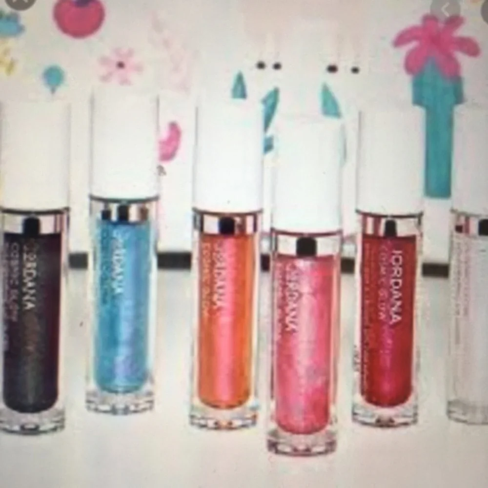 Jordana Cosmic Glow Galactic Blue lip gloss